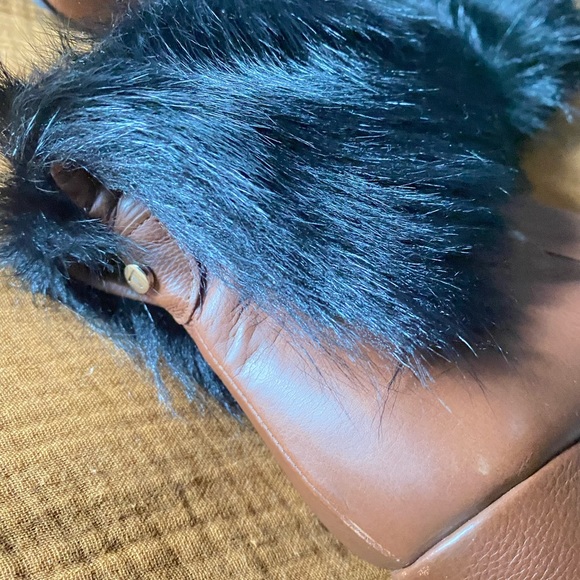 Taryn Rose Massima Fur Leather Boots Sz 8US❤️ - Picture 15 of 16